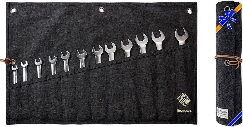 ironcube Tool Pouch, Roll-Up Storage Bag for Hand Tools & Wrenches - Image 1